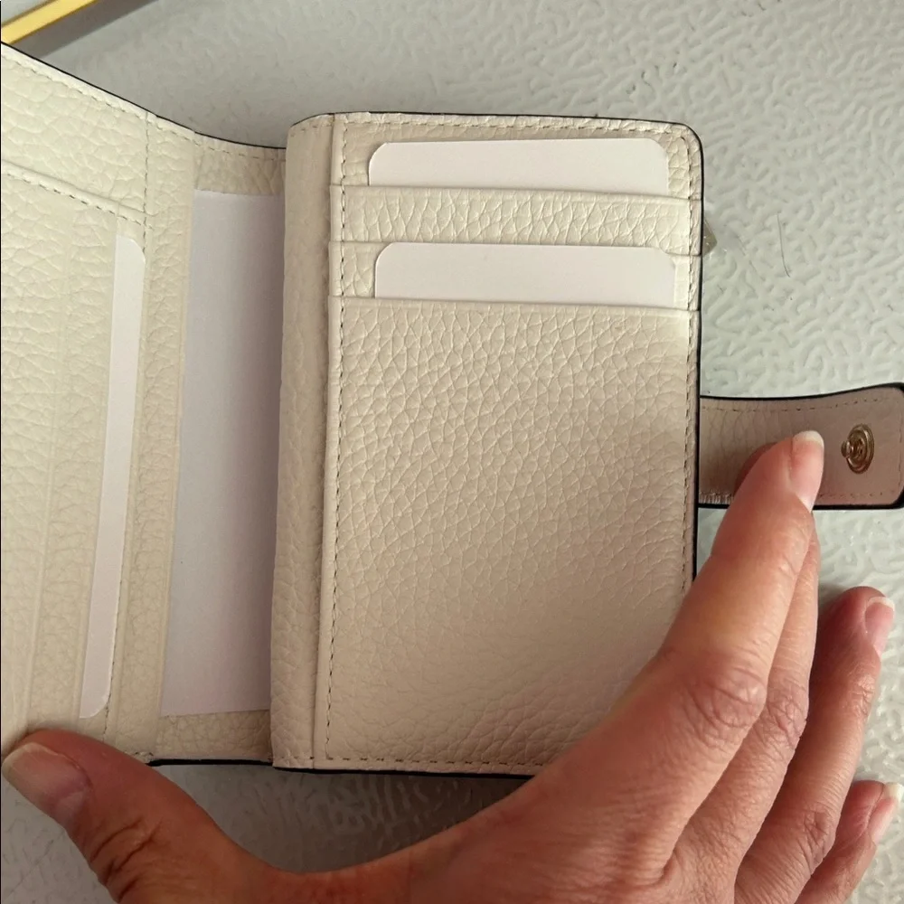 Furla white Leather small wallet